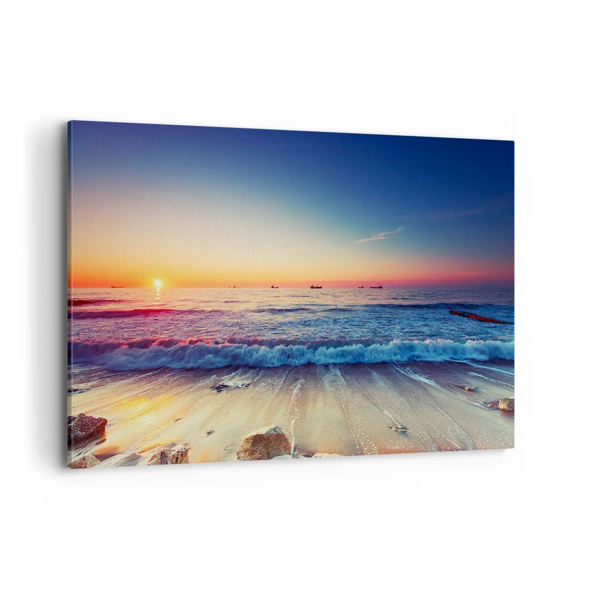 Schilderen op canvas - Hoe zit het met de horizon? - 120x80 cm