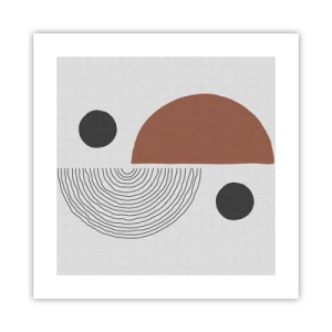 Poster - Perfectie van het wiel - 40x40 cm