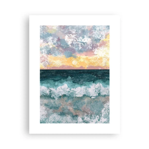 Poster - Water, licht, lucht - 30x40 cm