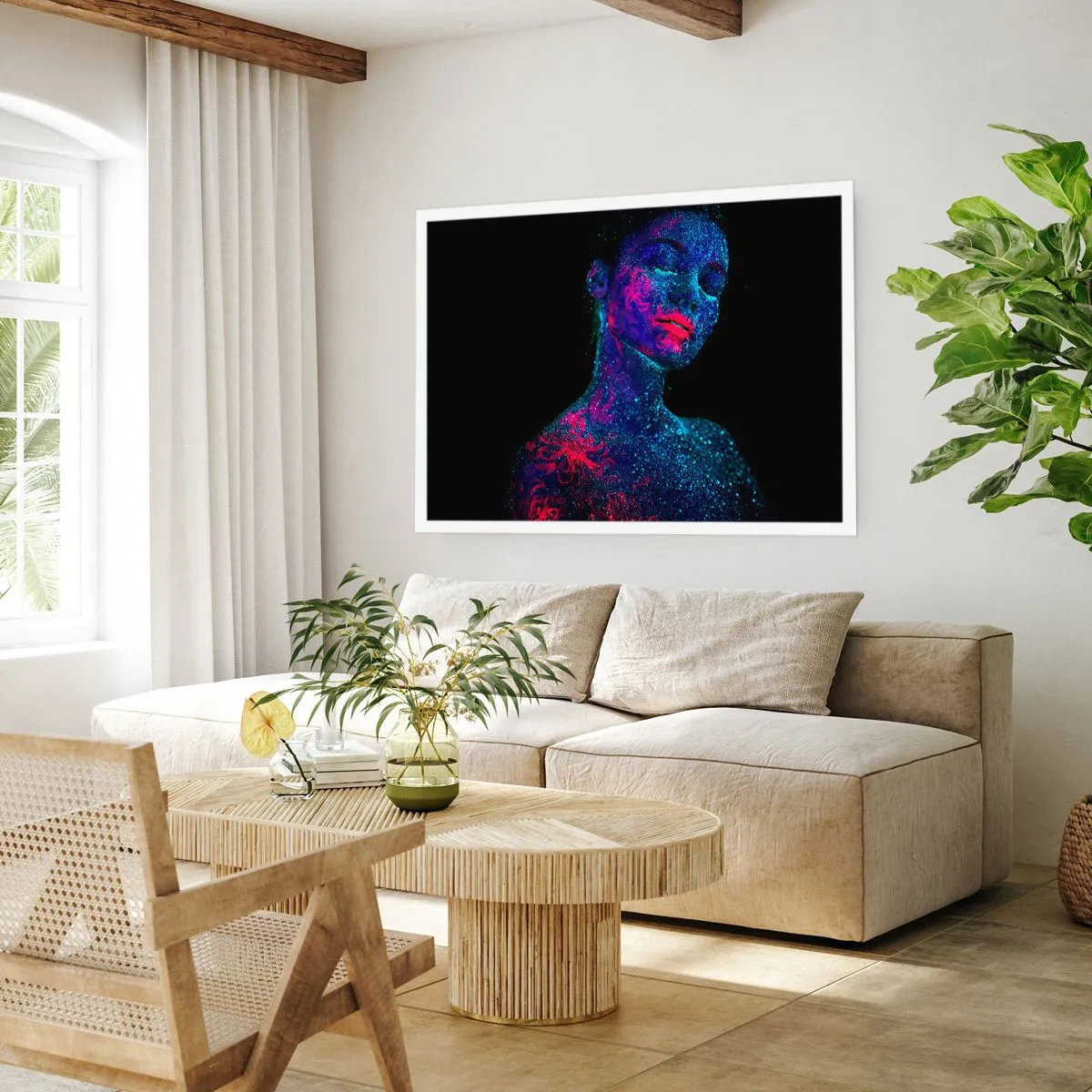 Poster - in sterrenstof - 100x70 cm