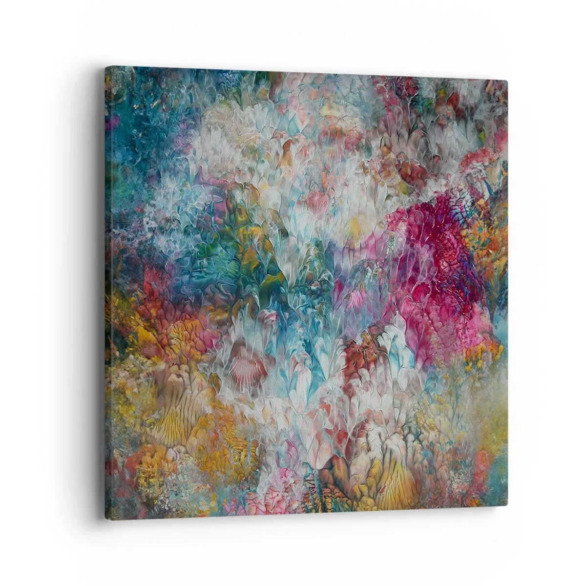Schilderen op canvas - Volledig in bloei - 40x40 cm