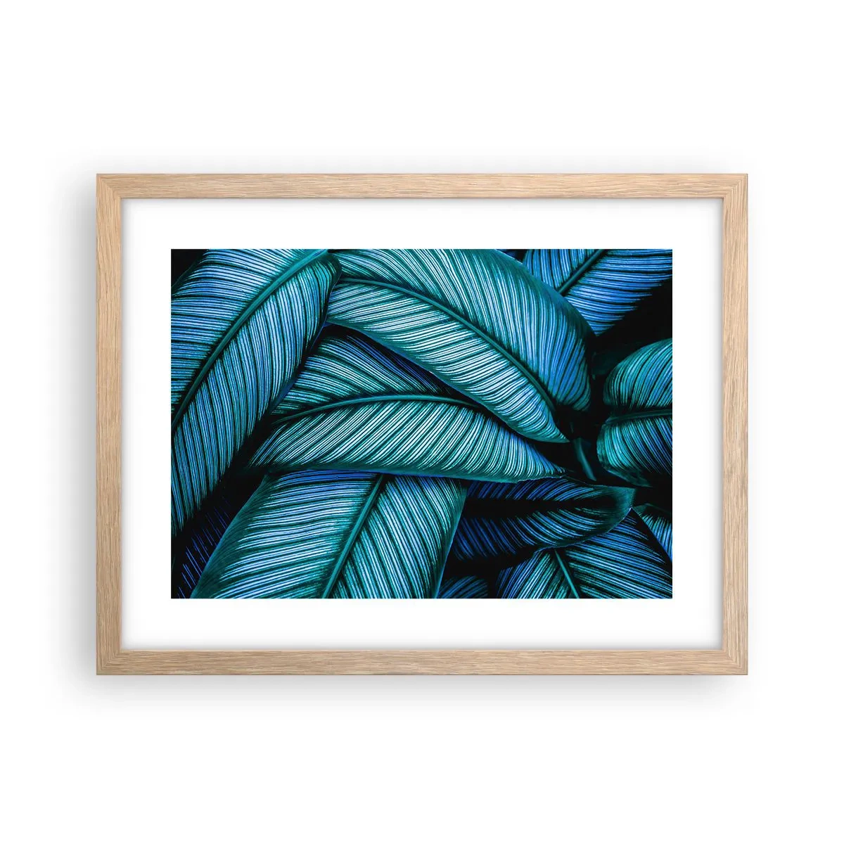 Een poster in een licht eiken lijst - Levens lijnen - 40x30 cm