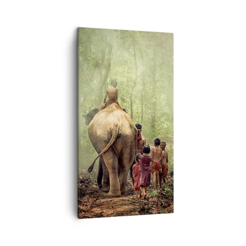 Schilderen op canvas - Nieuw Jungle Boek - 45x80 cm