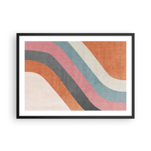 Poster in een zwarte lijst - Diagonale compositie – beweging - 70x50 cm