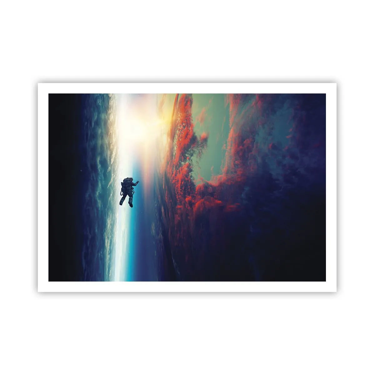 Poster - Ga het universum tegemoet - 100x70 cm