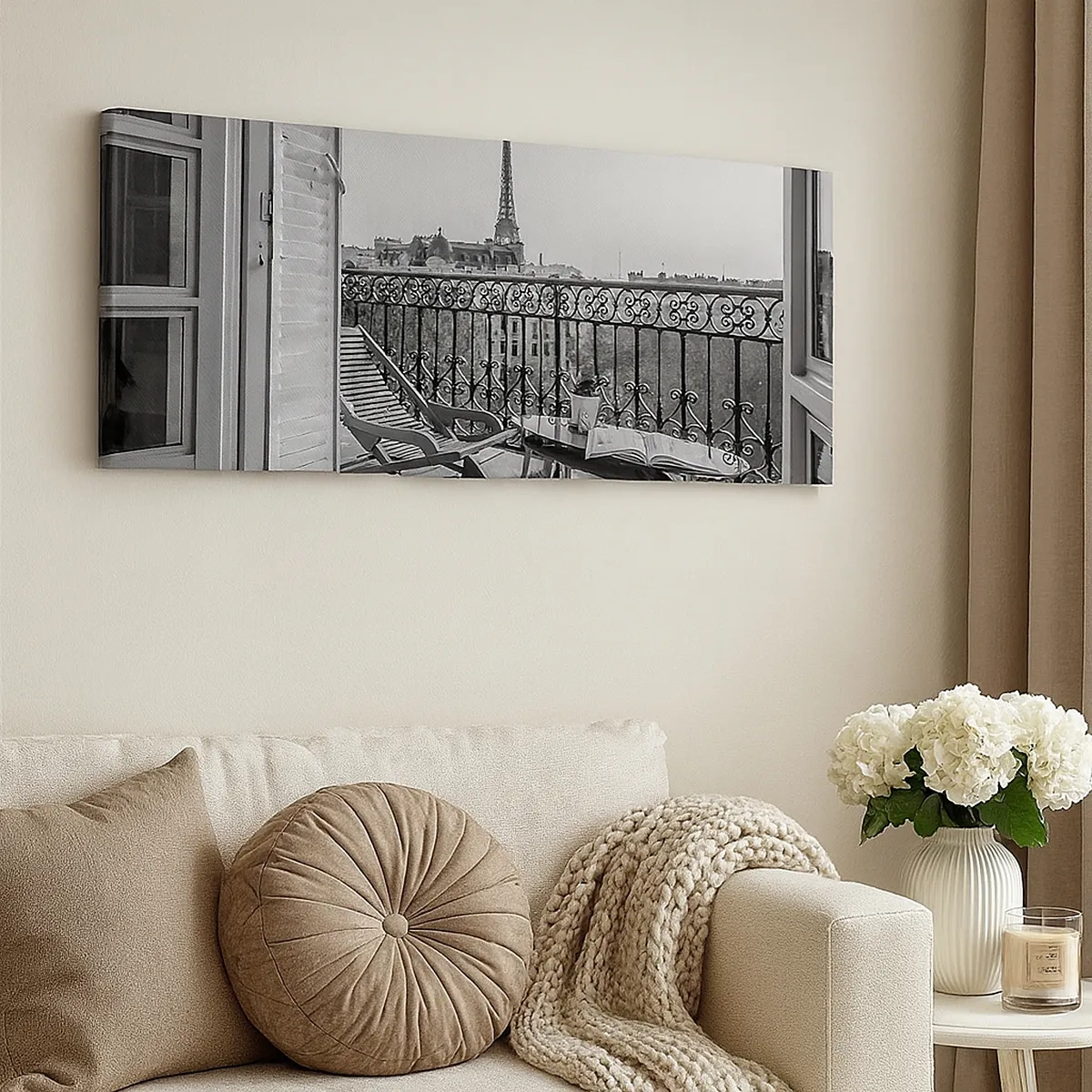 Schilderen op canvas - Parijs' namiddag - 30x30 cm