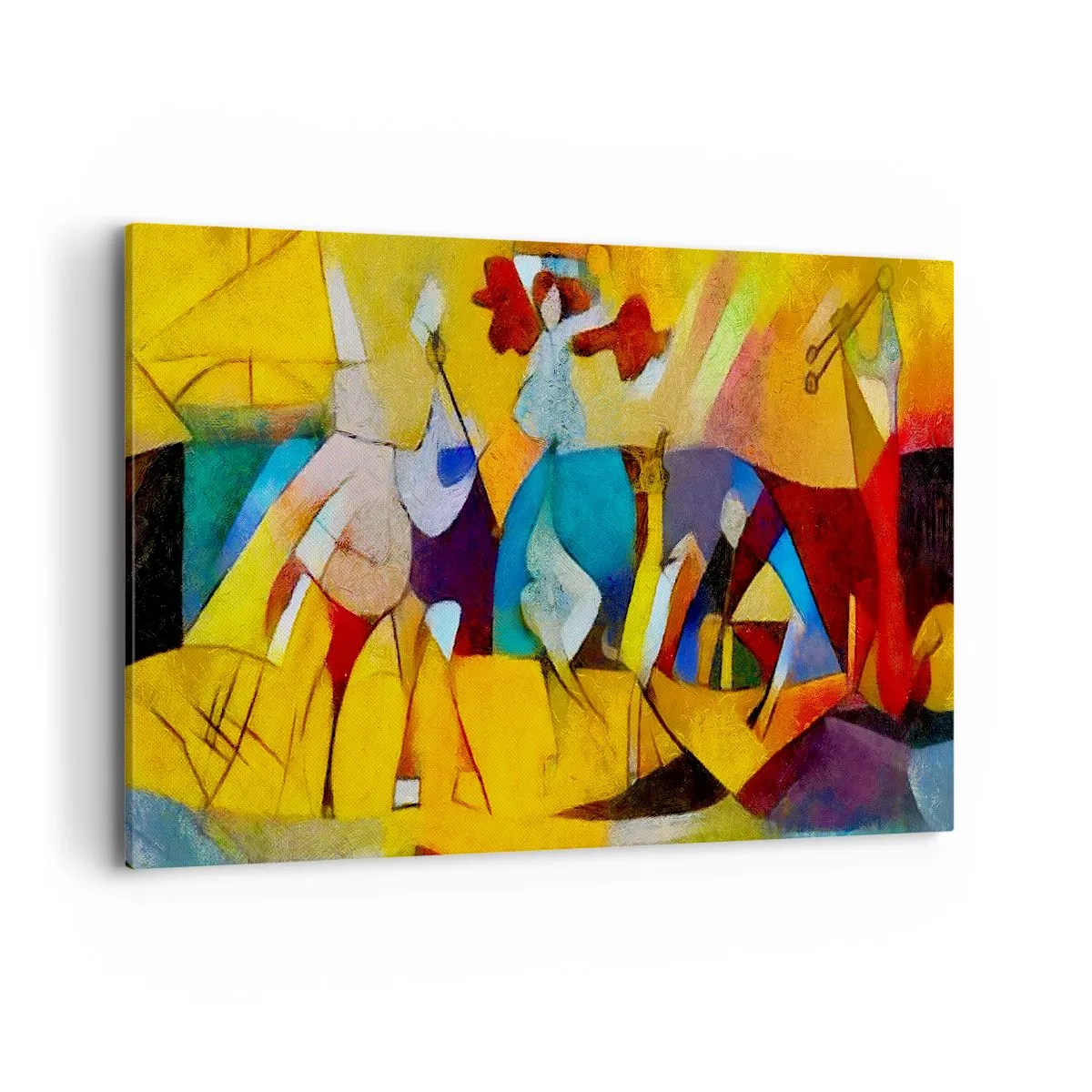 Schilderen op canvas - Zon - leven - vreugde - 100x70 cm