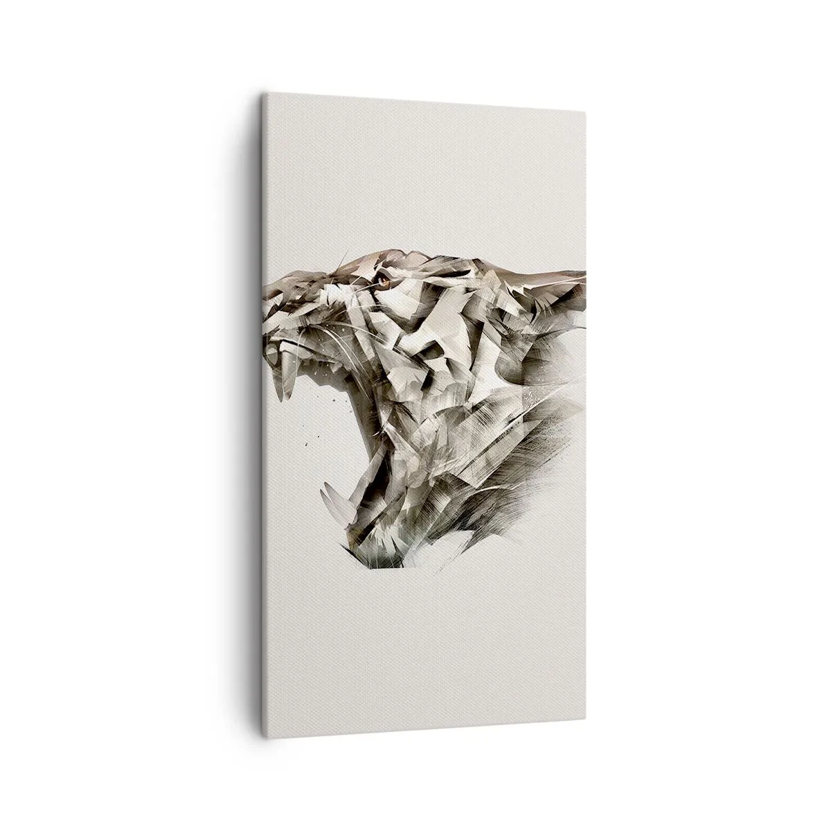 Schilderen op canvas - Je weet al wie de baas is - 45x80 cm