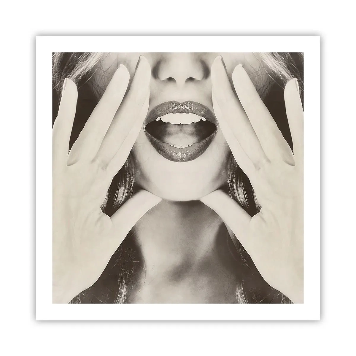 Poster - Ik kom al! - 60x60 cm