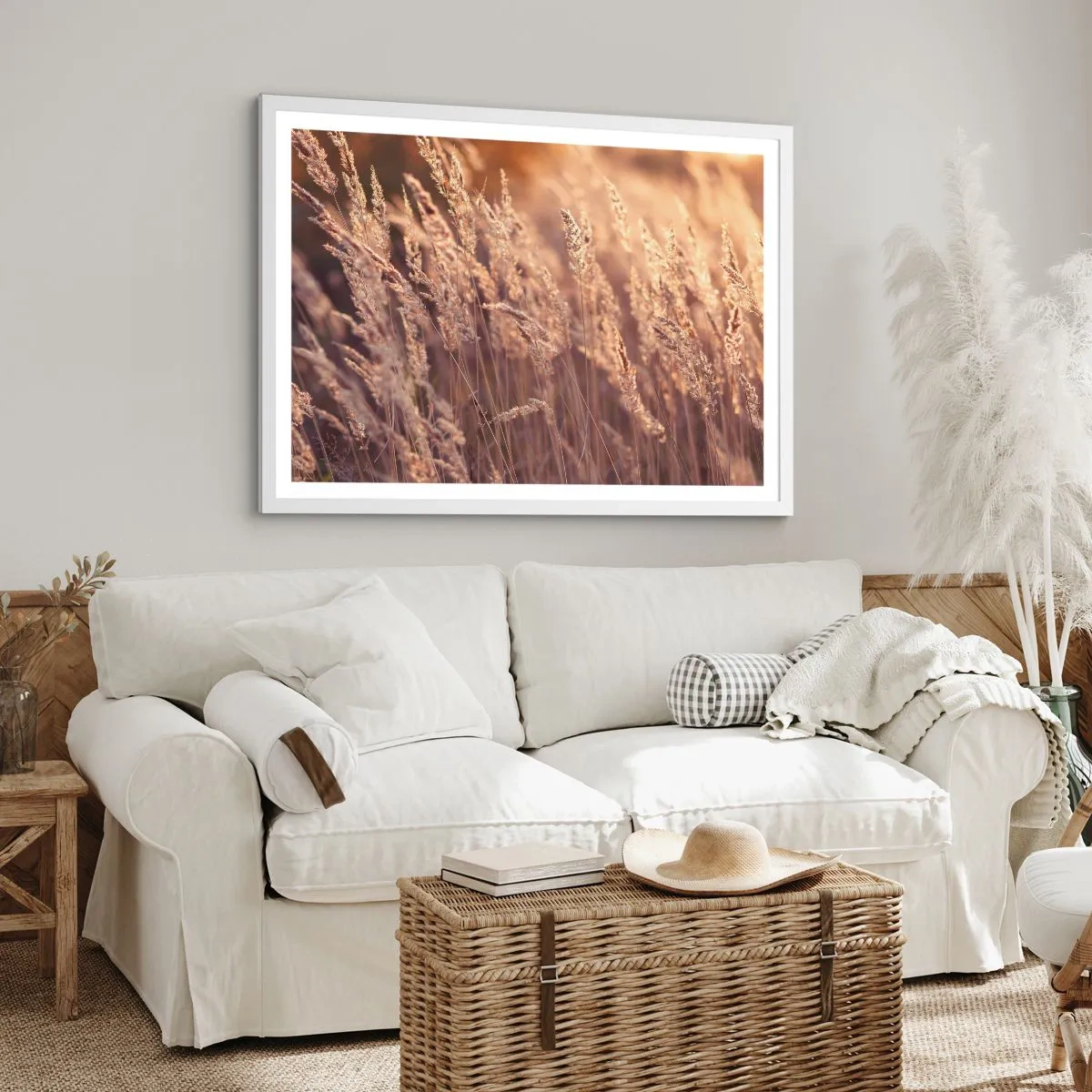 Poster in een witte lijst - Klaar om de herfst te verwelkomen - 40x30 cm