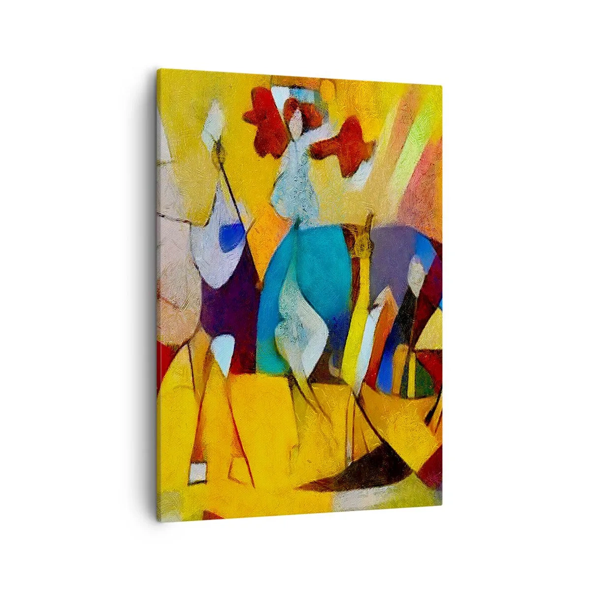 Schilderen op canvas - Zon - leven - vreugde - 50x70 cm