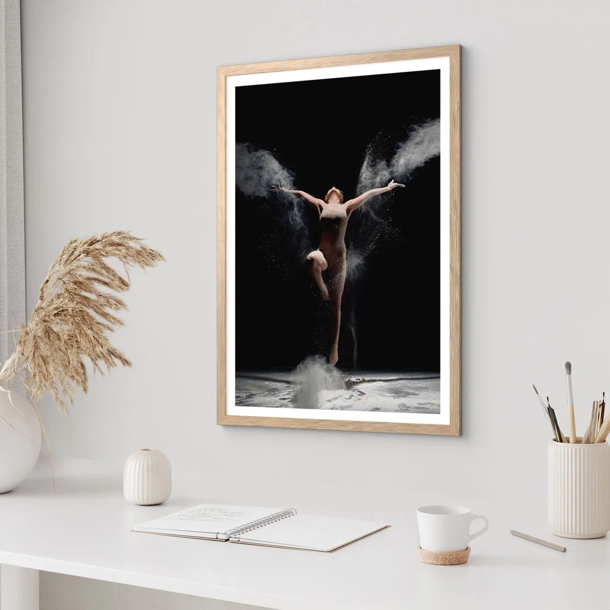 Een poster in een licht eiken lijst - Elfen bestaan - 61x91 cm