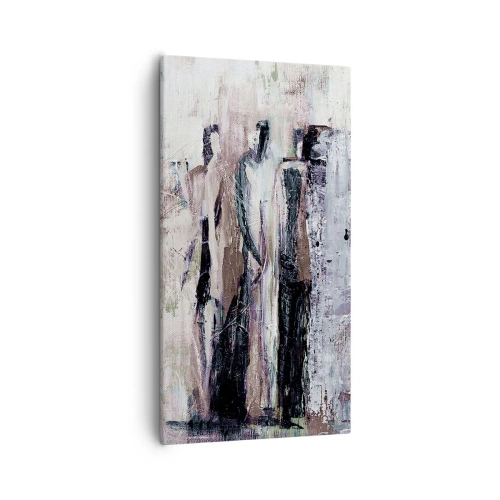 Schilderen op canvas - De mysterieuze drie - 55x100 cm