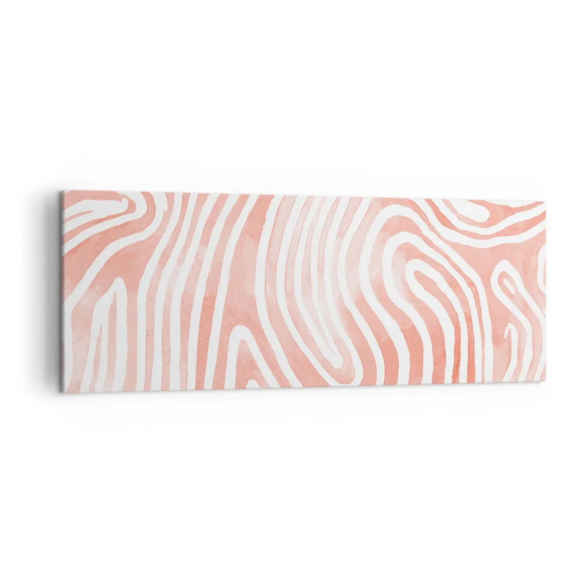 Schilderen op canvas - In het koraallabyrint - 140x50 cm