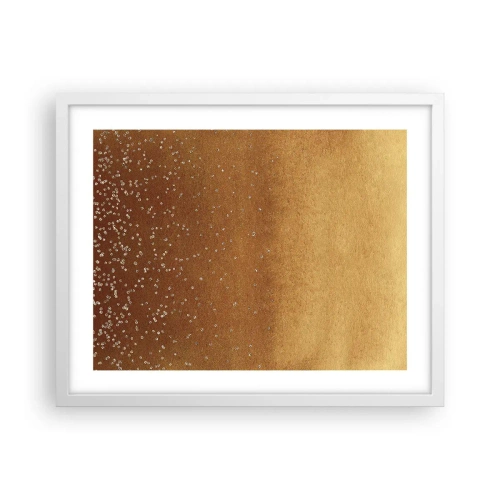 Poster in een witte lijst - De geboorte van het licht - 50x40 cm