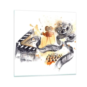 Schilderen op glas - In het land van dromen - 30x30 cm