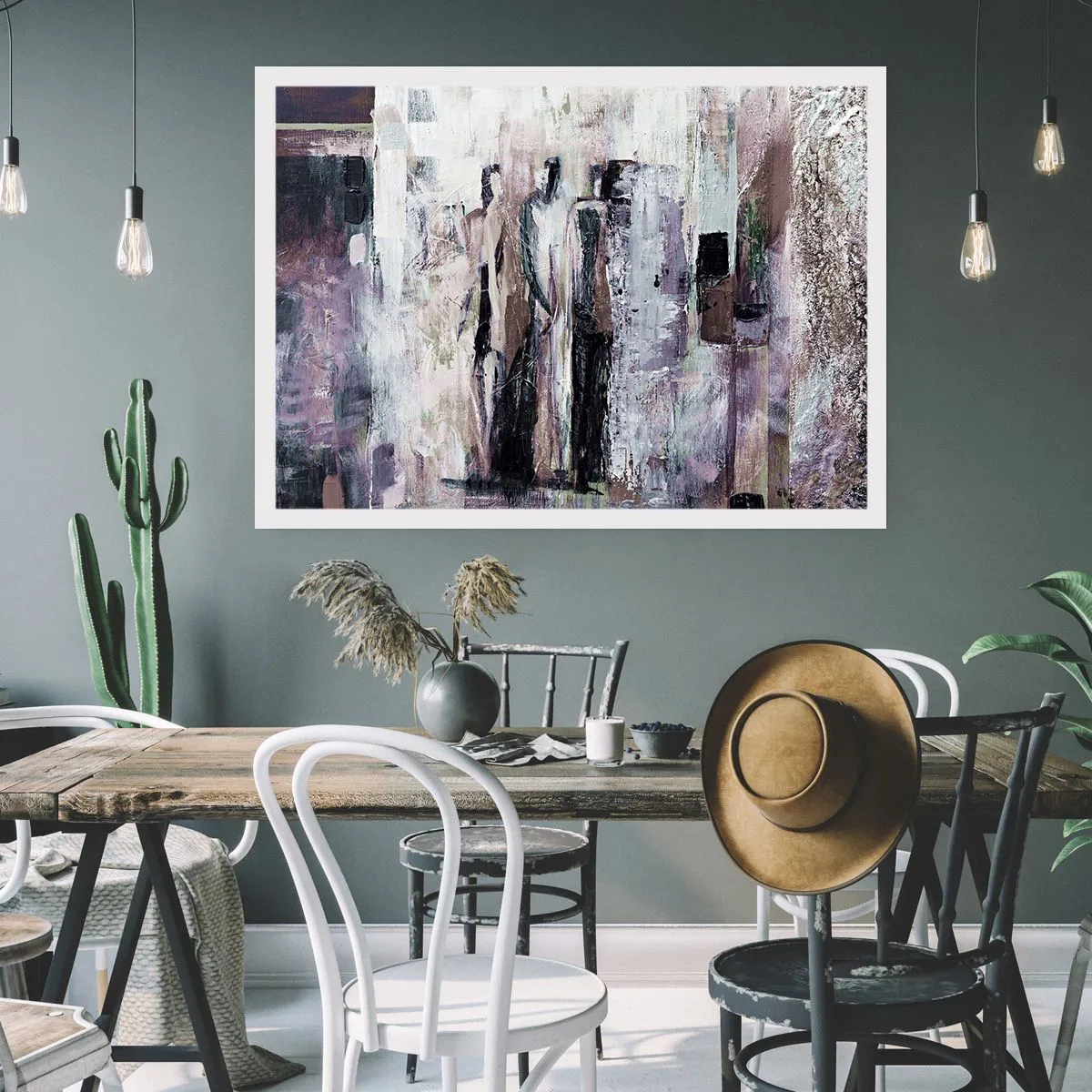 Poster - De mysterieuze drie - 40x30 cm