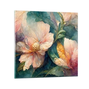 Schilderen op glas - Gewoon subtiliteit - 40x40 cm