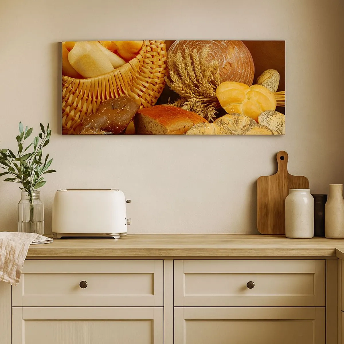 Schilderen op canvas - We kwamen er weer mee weg - 100x40 cm