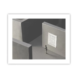 Poster - Maar waar ben ik? - 50x40 cm