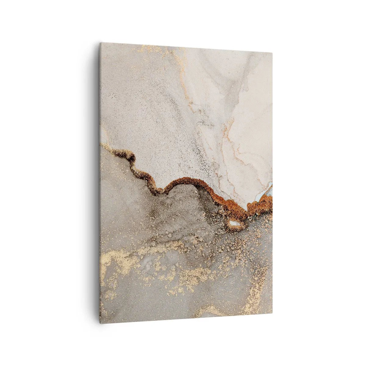 Schilderen op canvas - Op de grens van kleuren - 70x100 cm