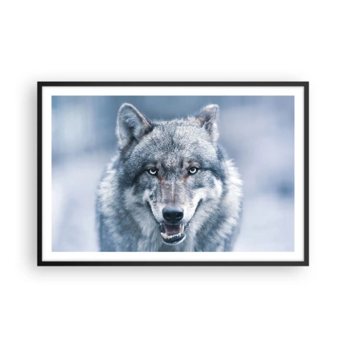 Poster in een zwarte lijst - Ga jij de uitdaging aan? - 91x61 cm