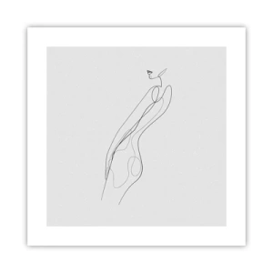 Poster - Gewoon een belofte - 40x40 cm