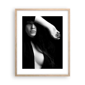 Een poster in een licht eiken lijst - Verleidingsschool - 40x50 cm