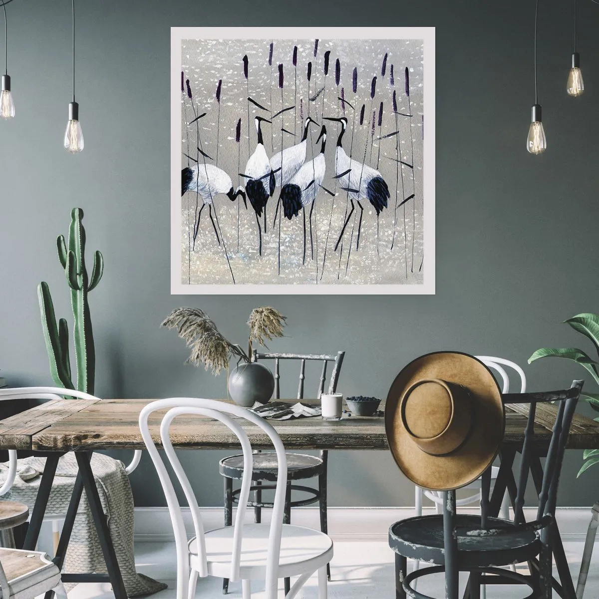 Poster - Onder hun eigen - 60x60 cm