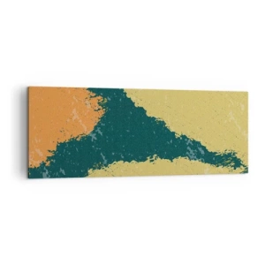 Schilderen op canvas - Abstractie – langzame beweging - 140x50 cm