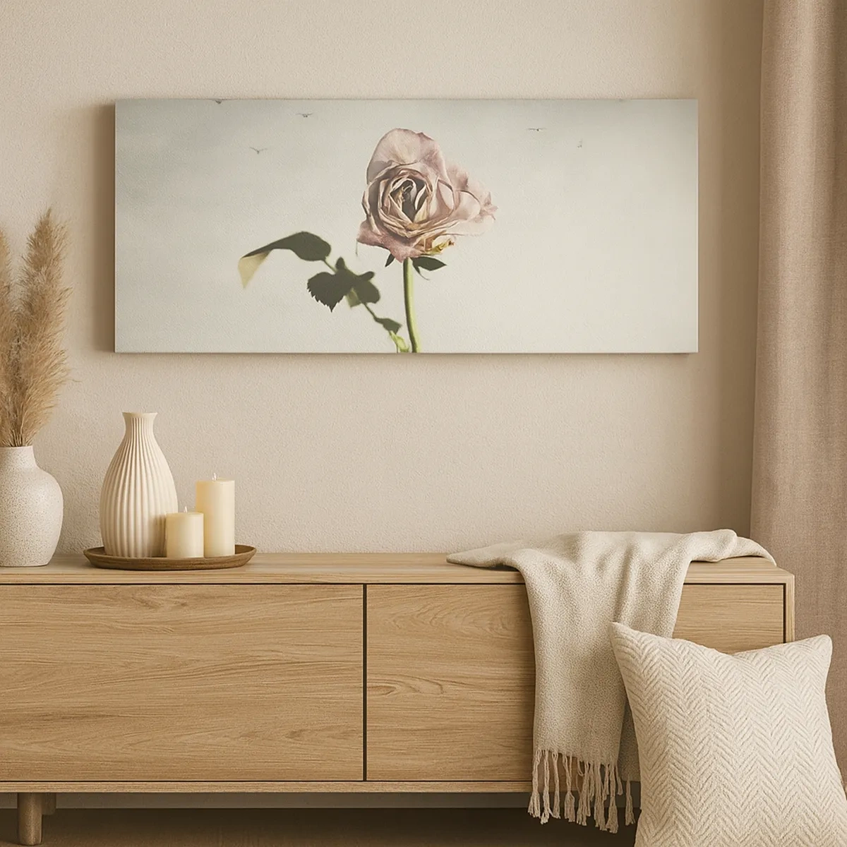 Schilderen op canvas - Begroeting van de lente - 30x30 cm