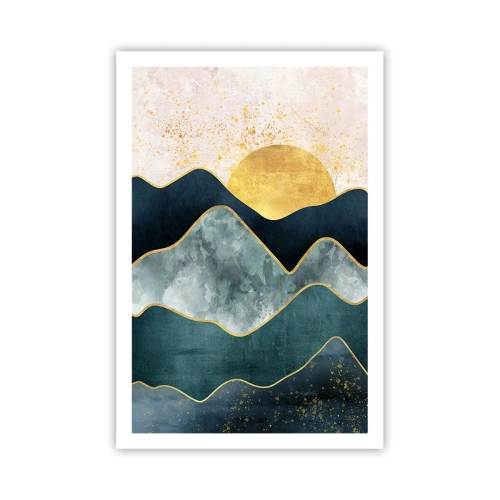 Poster - Achter de zeven bergen - 61x91 cm