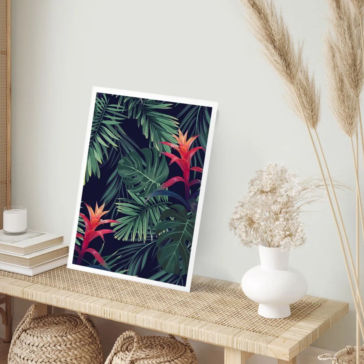 Poster - Ontsteken in het groen - 40x50 cm