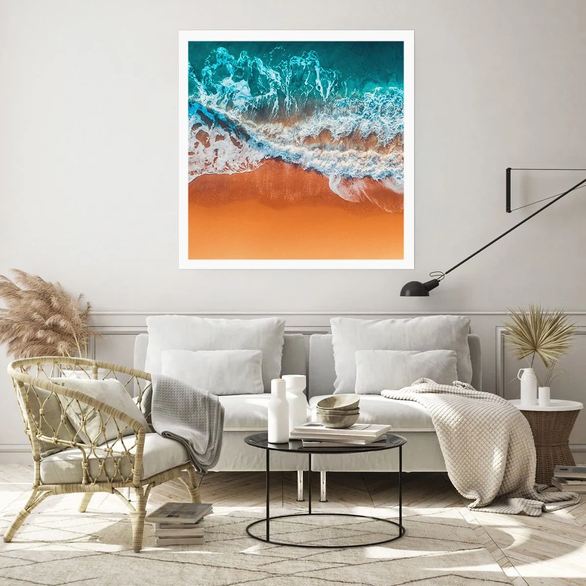 Poster - Altijd hand in hand - 40x40 cm