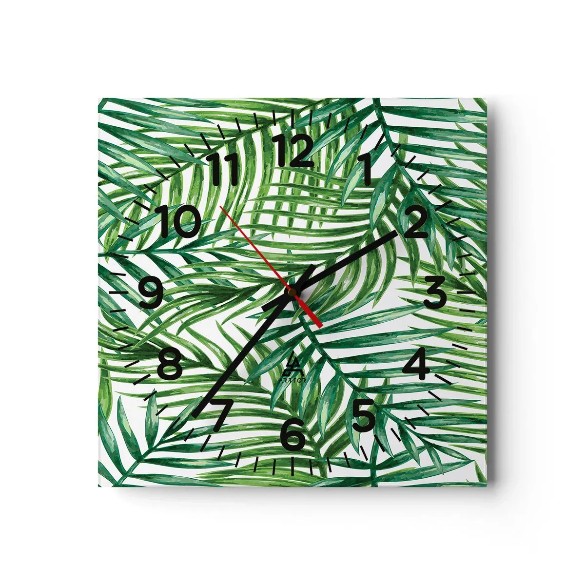 Wandklok - Klok - Onder de groene luifel - 40x40 cm