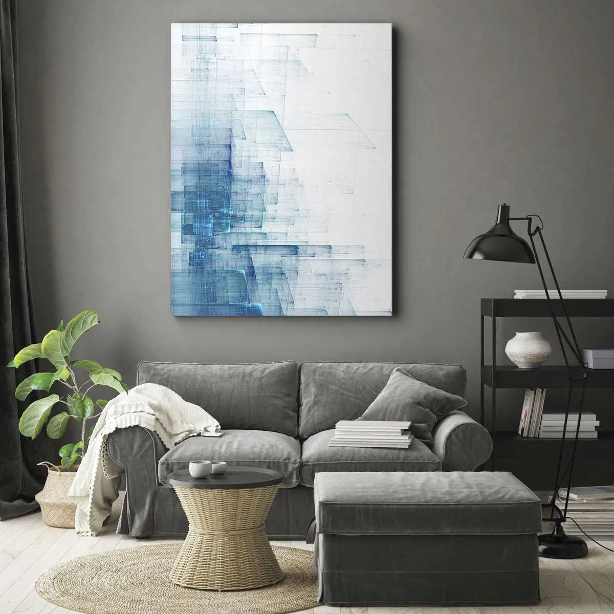 Schilderen op canvas - Hoe ruimte geworden is - 55x100 cm