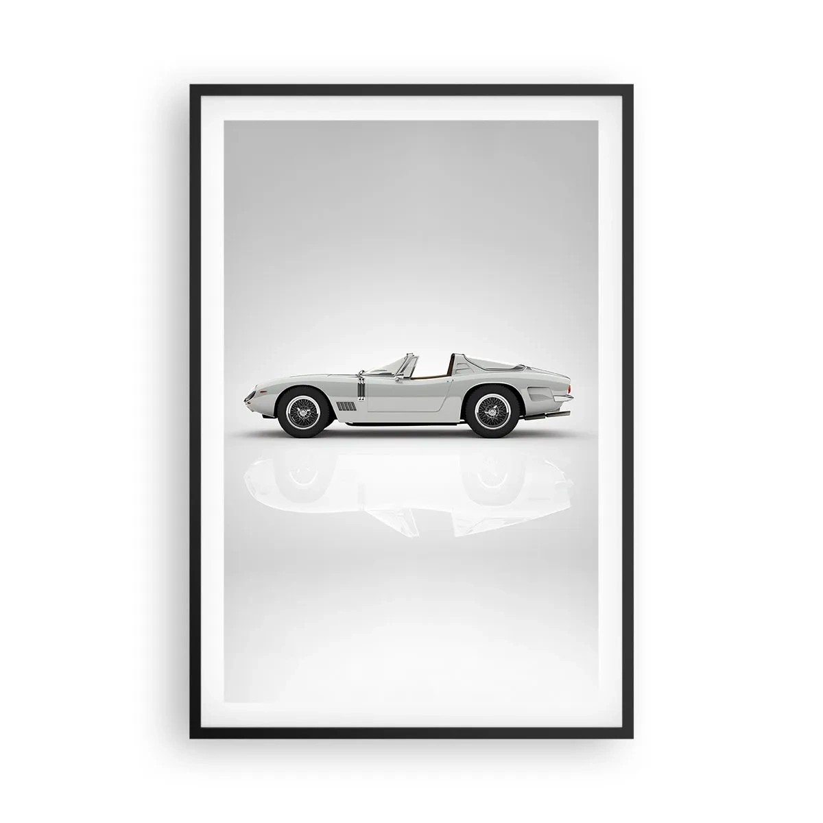 Poster in een zwarte lijst - Belofte van plezier - 61x91 cm