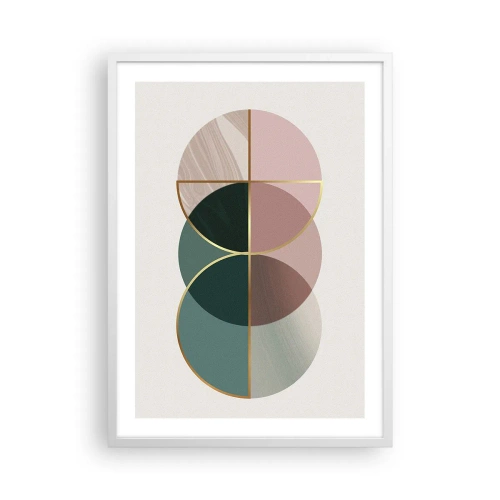 Poster in een witte lijst - Wiel voor wiel... - 50x70 cm