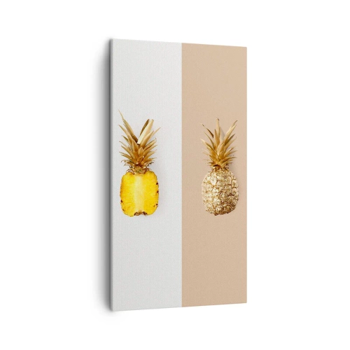 Schilderen op canvas - Ananas voor ons - 45x80 cm
