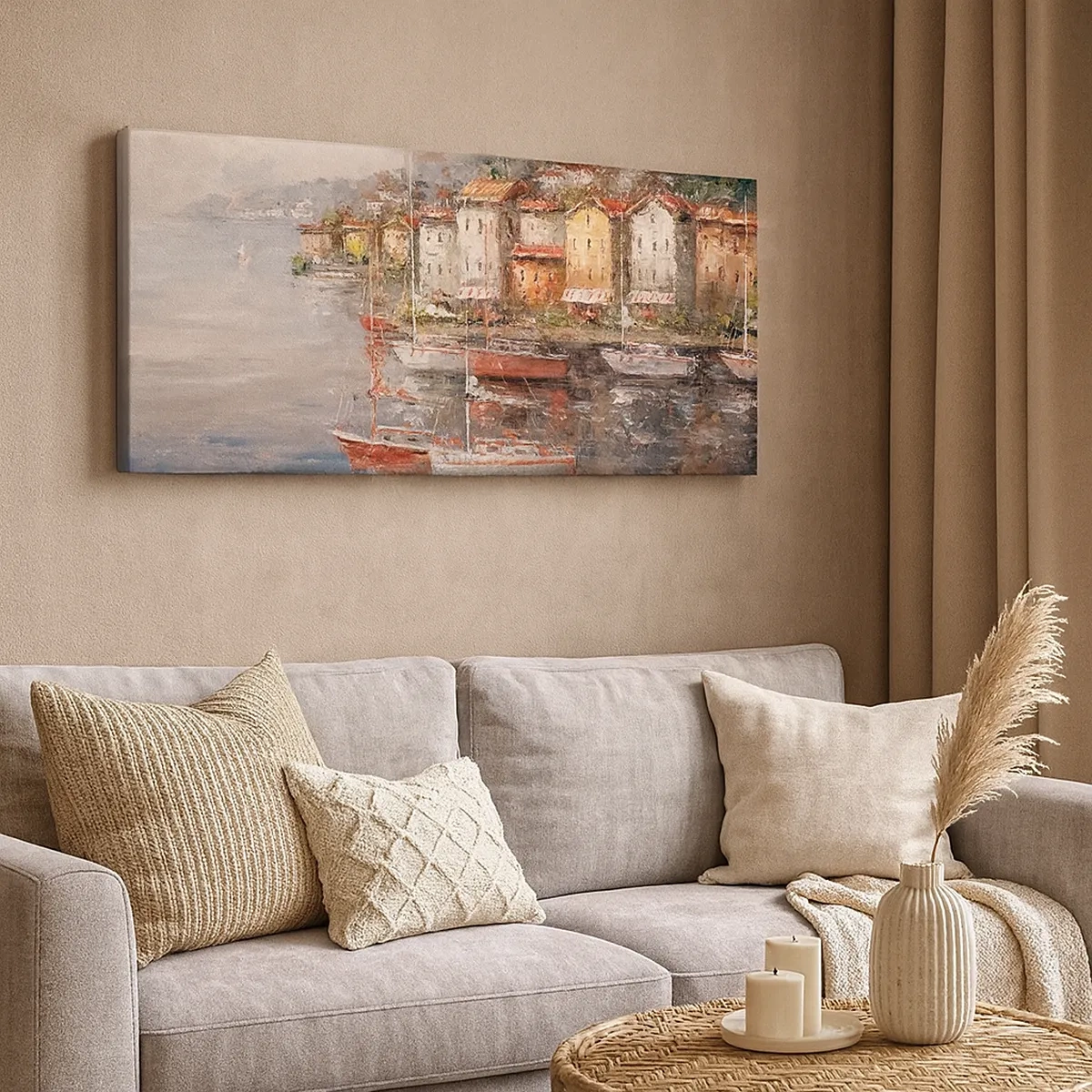 Schilderen op canvas - Romantisch toevluchtsoord - 30x30 cm