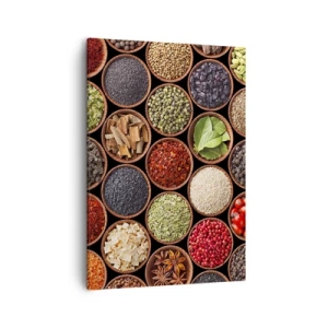 Schilderen op canvas - Alle smaken van de wereld - 50x70 cm