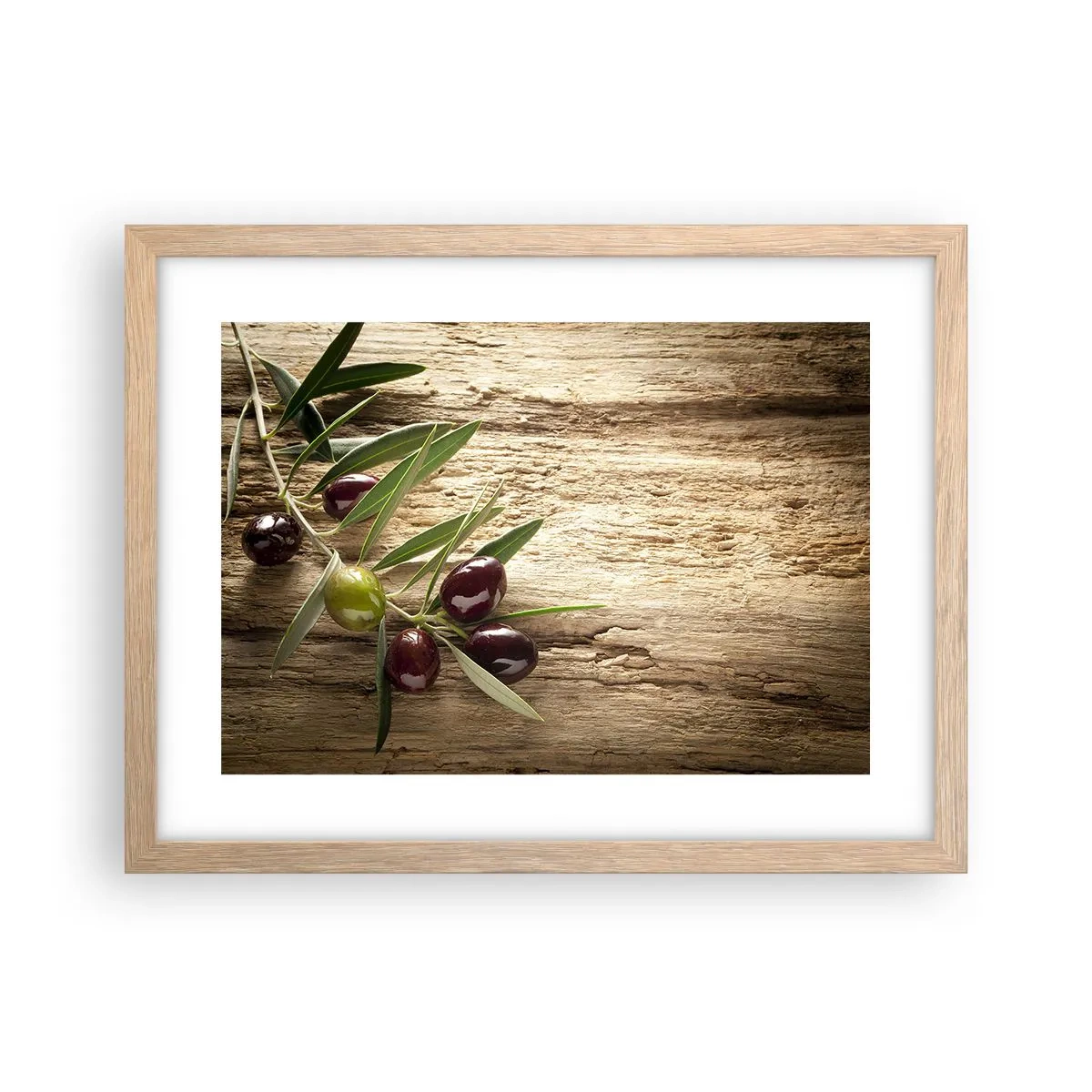 Een poster in een licht eiken lijst - Rechtstreeks uit de natuur - 40x30 cm