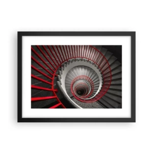 Poster in een zwarte lijst - Architectuur plezier - 40x30 cm