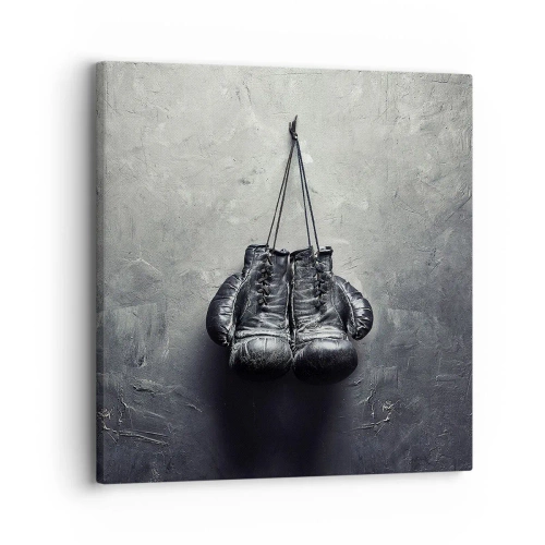 Schilderen op canvas - Tijd van strijd en Tijd van vrede - 30x30 cm