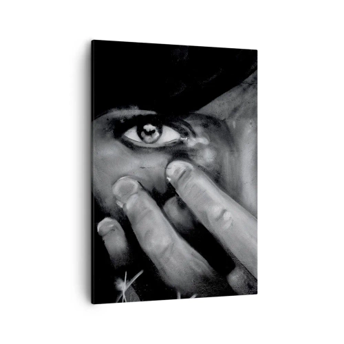 Schilderen op canvas - Ik zal niet zeggen wie het heeft geschilderd - 50x70 cm