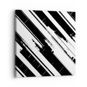 Schilderen op canvas - Een intense en dynamische compositie - 30x30 cm