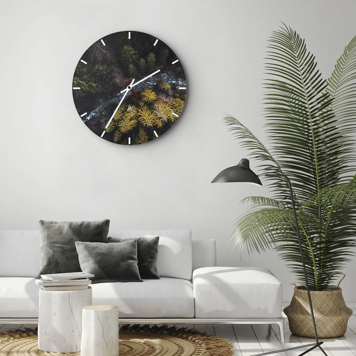 Wandklok - Klok - Snel, sneller en sneller - 40x40 cm