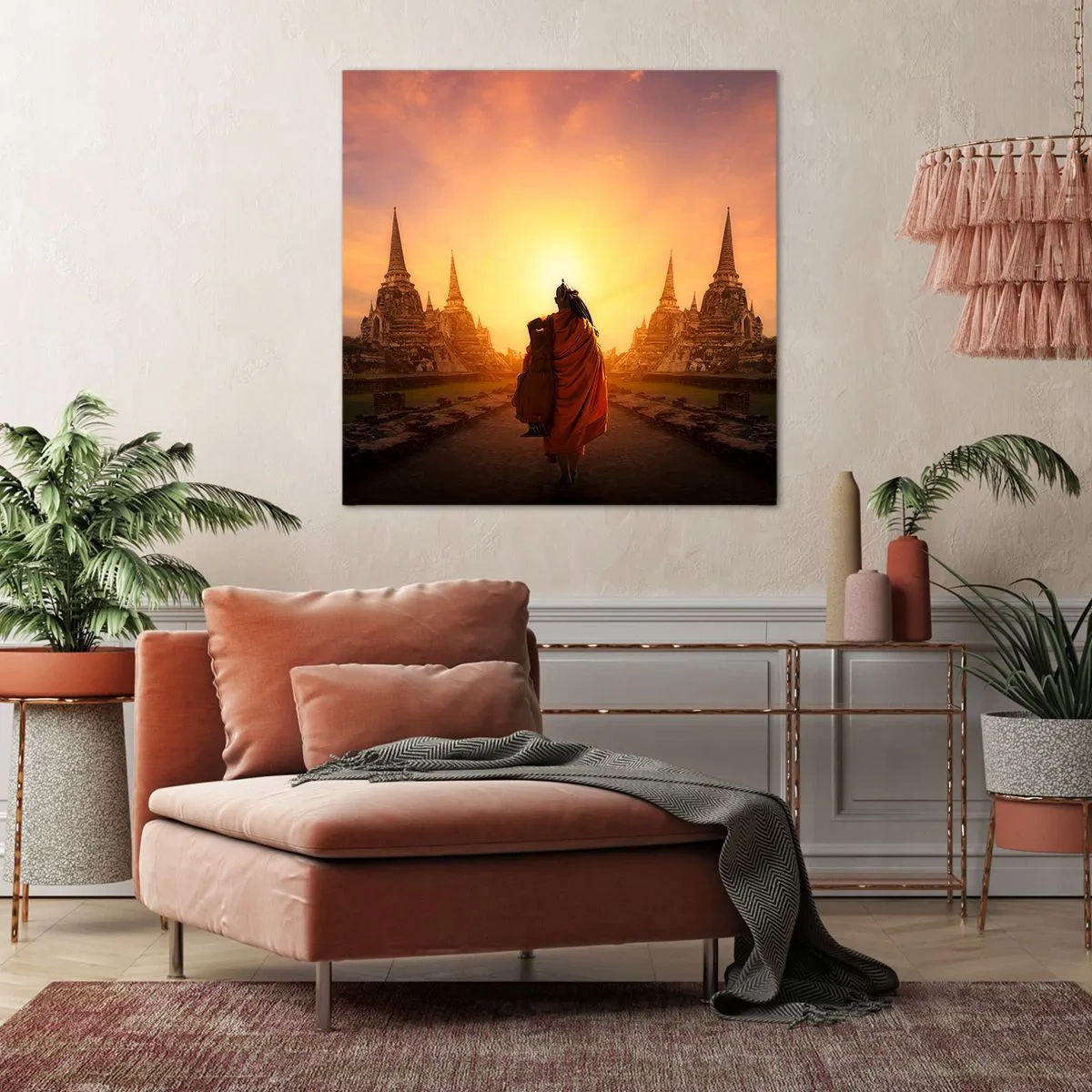 Schilderen op canvas - In vrede voor de eeuwigheid - 40x40 cm