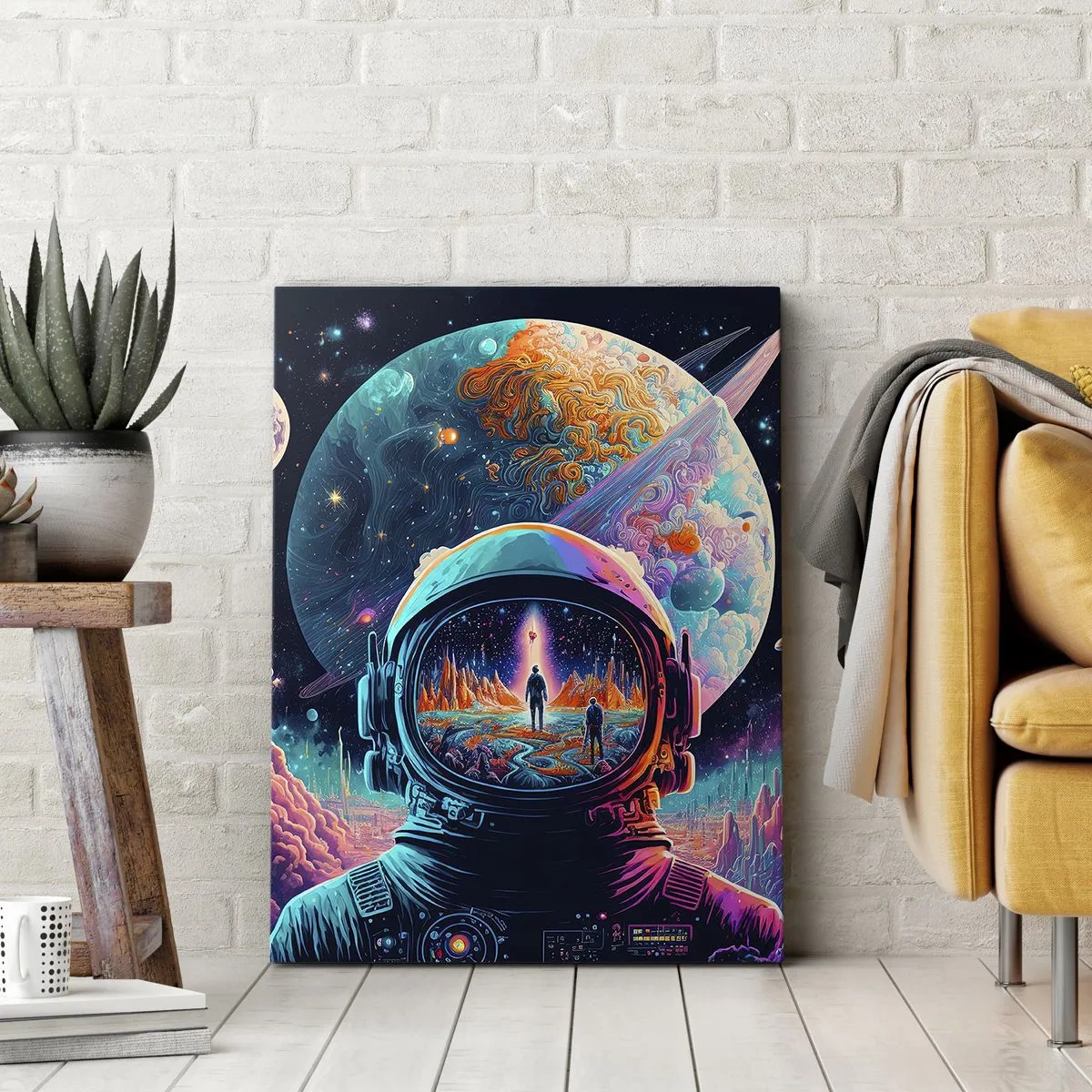 Schilderen op canvas - Filosofen hebben er niet van gedroomd - 50x70 cm