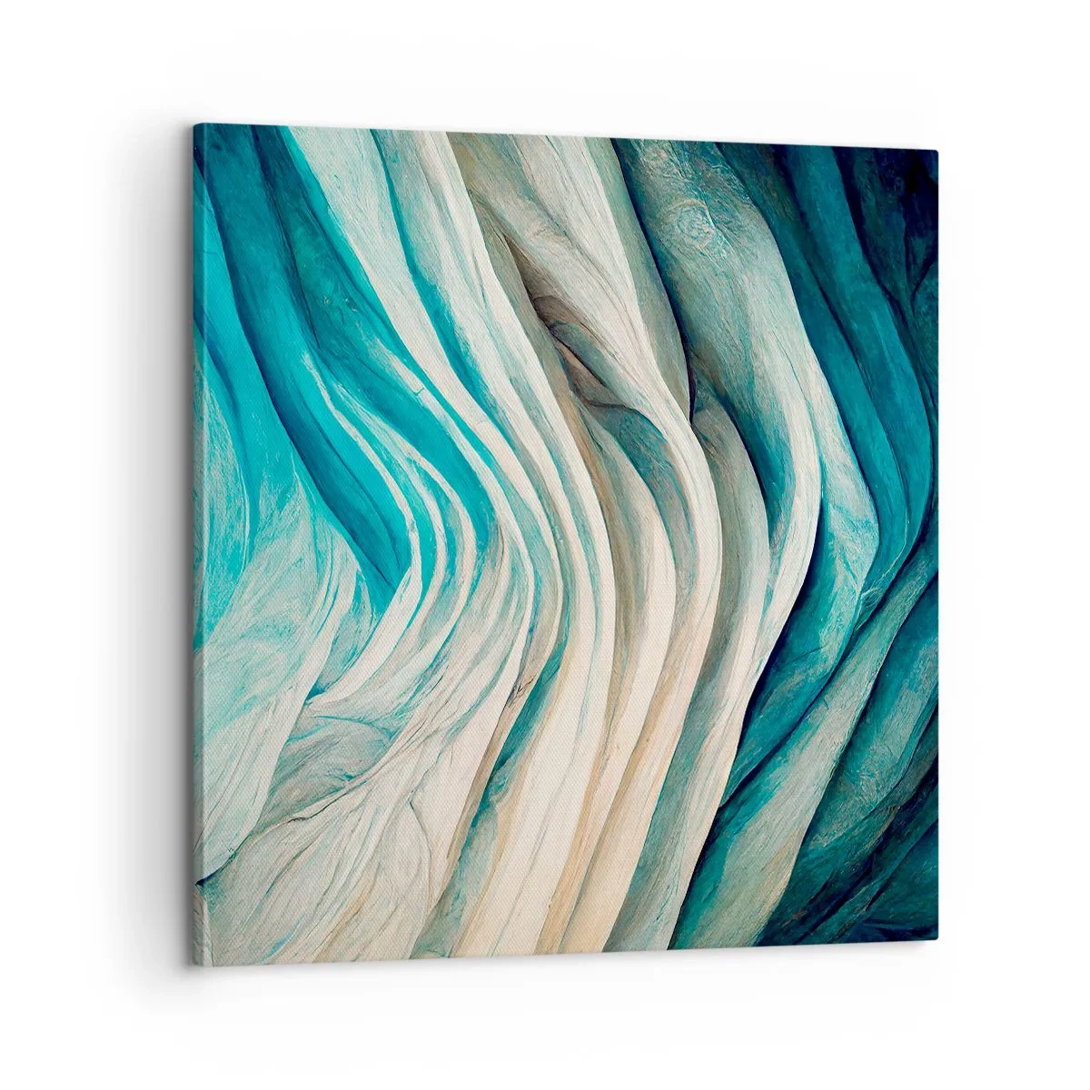 Schilderen op canvas - Blauwe onverzadigbaarheid - 60x60 cm